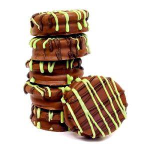 1.3 Oz Sandwich Cookie, Milk Chocolate Covered Mint