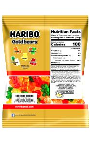 13 pieces (30 g) Gold-Bears Gummi Candy
