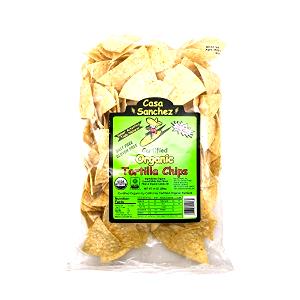 14 chips (28 g) Organic Unsalted White Corn Tortilla Chips