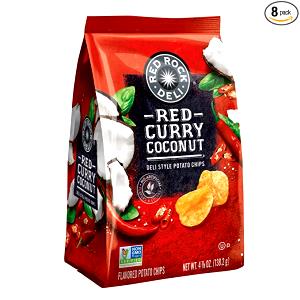 14 chips (28 g) Red Curry Coconut Oil Kettle Cooked Potato Chips