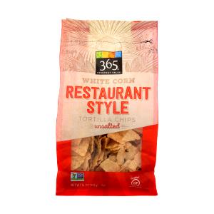 14 chips (28 g) Restaurant Style White Corn Tortilla Chips