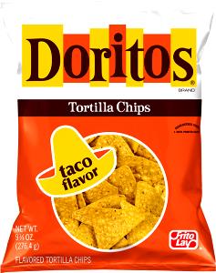 14 chips (28 g) Taco Flavored Tortilla Chips
