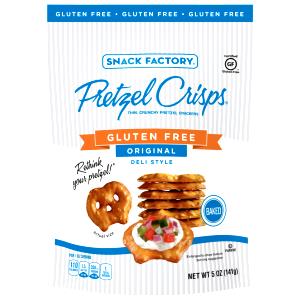 14 crackers (28 g) Pretzel Crisps Gluten Free Original