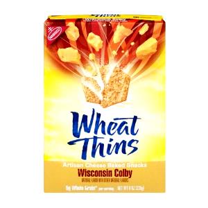 14 crackers (31 g) Wheat Thins Crackers - Artisan Wisconsin Colby Cheese