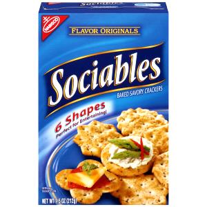 14 Grams Sociables Savory Crackers
