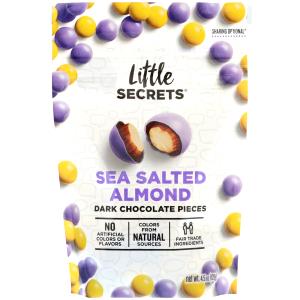 14 pieces (40 g) Sea Salted Almond Dark Chocolate Pieces