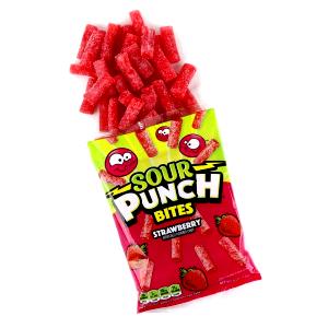 14 pieces (40 g) Sour Punch Bites Strawberry