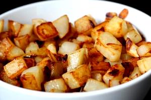 14 pieces (85 g) Seasoned Fried Potatoes