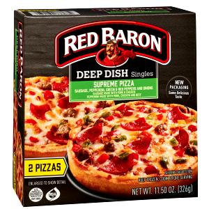 145 Grams Deep Dish Pizza, Supreme
