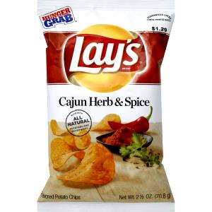 15 chips (28 g) Cajun Herb & Spice Potato Chips