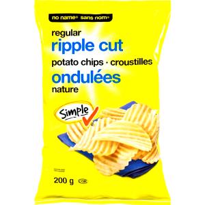 15 chips (28 g) Ripple Cut Potato Chips