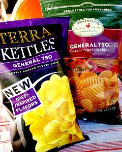 15 Chips Potato Chips, Kettles, General Tso
