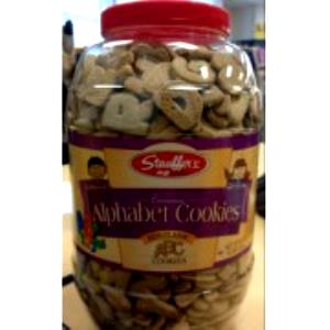 15 cookies (1.1 oz) Cinnamon Alphabet Cookies
