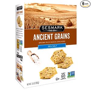 15 crackers (30 g) Ancient Grain with Sea Salt Brown Rice Crackers