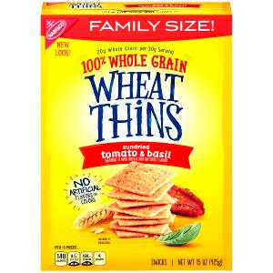 15 crackers (30 g) Sun-Dried Tomato & Basil Snack Crackers