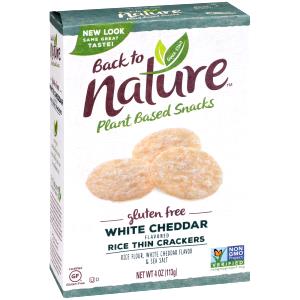 15 crackers (30 g) White Cheddar Rice Thin Crackers