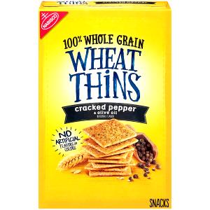 15 crackers (31 g) Wheat Thins Crackers - Cracked Pepper & Olive Oil