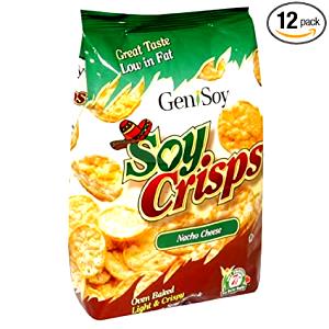15 crisps (28 g) Soy Crisps - Nachos Cheese