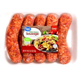 1.5 oz (42 g) Mild Pork Sausage