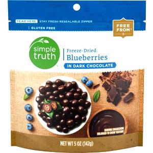 15 pieces (30 g) Freeze-Dried Blueberries in Dark Chocolate