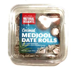 1.5 pieces (35 g) Coconut Date Rolls