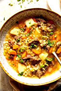 1.5 servings (227 g) Beef Barley Soup