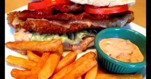 1.5 servings (314 g) Crispy Chipotle Chicken Sandwich