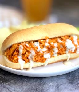 1.5 servings (389 g) Buffalo Chicken Panini