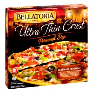 151 Grams Pizza, Focaccia Crust, Ultimate Supreme With Roasted Vegetables-Parmesan