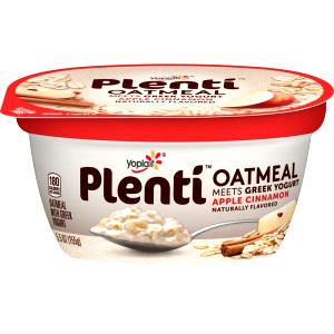 155 Plenti Oatmeal Meets Greek Yogurt Apple Cinnamon