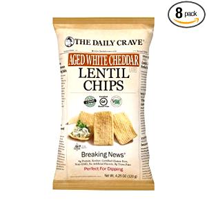 16 chips (1 oz) Aged White Cheddar Lentil Chips
