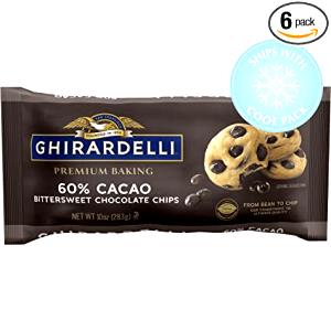 16 chips (15 g) Bittersweet Baking Chips 60% Cacao