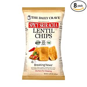 16 chips (28 g) Spicy Sriracha Lentil Chips