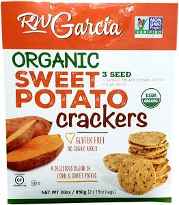 16 crackers (1 oz) Organic Sweet Potato Crackers