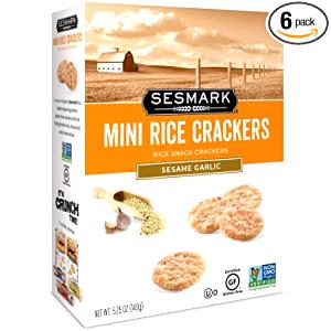 16 crackers (30 g) Ancient Grains Snack Crackers - Garlic Hummus