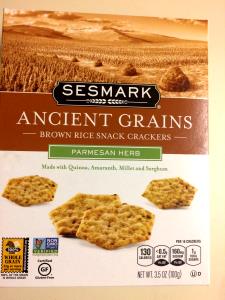 16 crackers (30 g) Ancient Grains Snack Crackers - Parmesan Herb