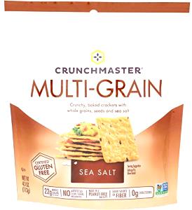 16 crackers (30 g) Multi-Grain Crackers - Sea Salt