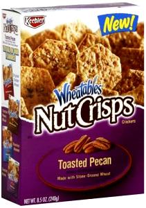 16 crackers (30 g) Wheatables Nut Crisps Crunchy Cashew