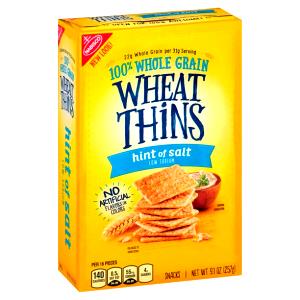 16 crackers (31 g) Wheat Thins Crackers - Hint of Salt