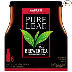 16 fl oz (480 ml) Pure Leaf Iced Tea Black Tea with Raspberry (Bottle)