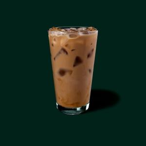 16 Fl Oz Iced Latte With Skim Milk And Sugar Small