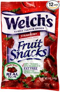 16 pieces (30 g) Fruit Snacks Strawberry