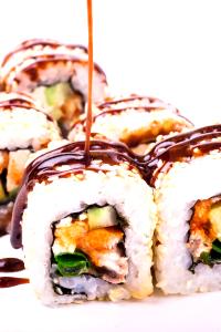 16 Pieces Sushi Small Roll, Eel