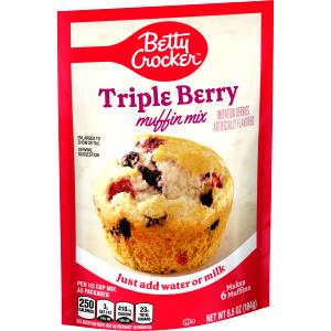 1.66 Cups Muffin Pouch Mix, Ttriple Berry