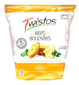 17 crackers (20 g) Twistos