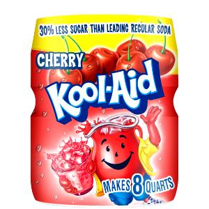 17 Grams Powdered Soft Drink Mix, Cherry, Sugar-Sweetened