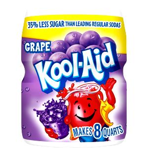 17 Grams Powdered Soft Drink Mix, Grape, Sugar-Sweetened