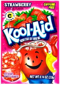 17 Grams Powdered Soft Drink Mix, Strawberry, Sugar-Sweetened