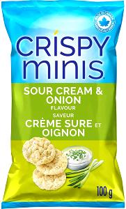 17 mini cakes (30 g) Popped Rice Crisps - Sour Cream & Onion