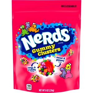 17 pieces (31 g) Nerds Gummy Clusters